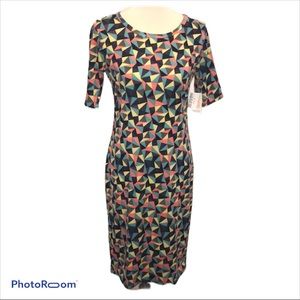 LuLaRoe Form-Fitting Julia Body Con Dress Size M
